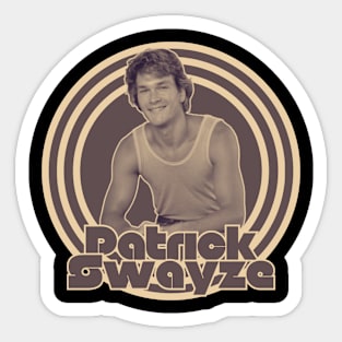 Patrick swayze 1980s Sticker